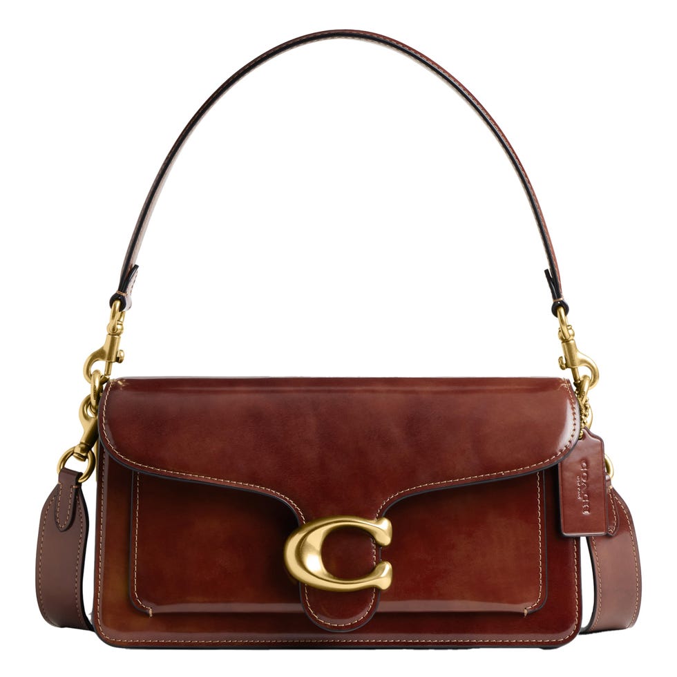 Spazzolato Leather Tabby Shoulder Bag 26