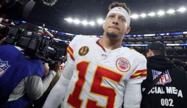 QB Patrick Mahomes acknowledges Chiefs' tough road ahead