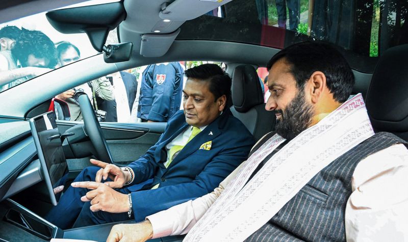 Tesla drives into Gurugram with India’s 1st all-in-one centre