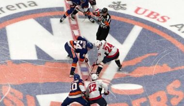 Logan Thompson with the hard carry: Caps beat Islanders 4-1