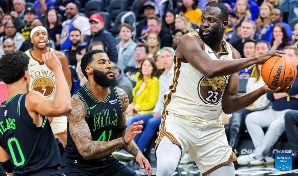 Golden State Warriors vs. New Orleans Pelicans-Xinhua