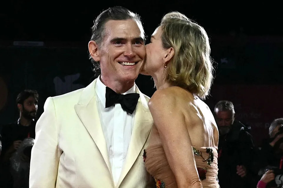 STEFANO RELLANDINI/AFP via Getty Naomi Watts and Billy Crudup at the Venice Film Festival premiere of