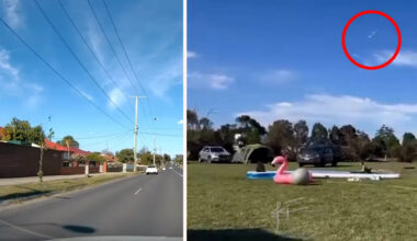 Incredibly lucky moment caught on camera in broad daylight: ‘Very fast’