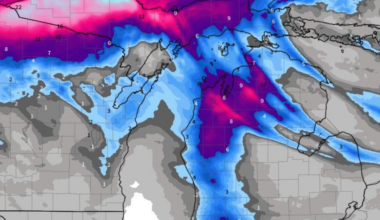 Winter Storm Watch expands into Lower Michigan, now 16 counties including Traverse City, Cadillac