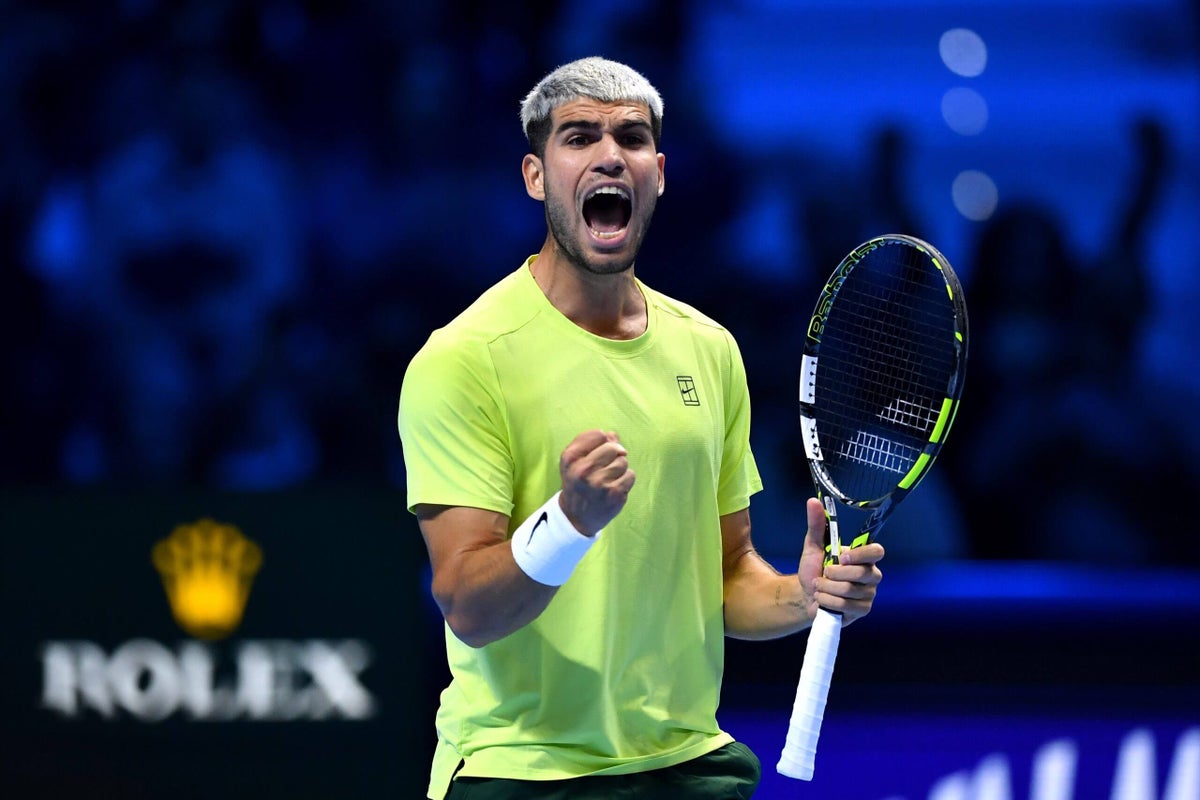 Carlos Alcaraz secures year-end No. 1 ranking with ATP Tour Finals win over Lorenzo Musetti