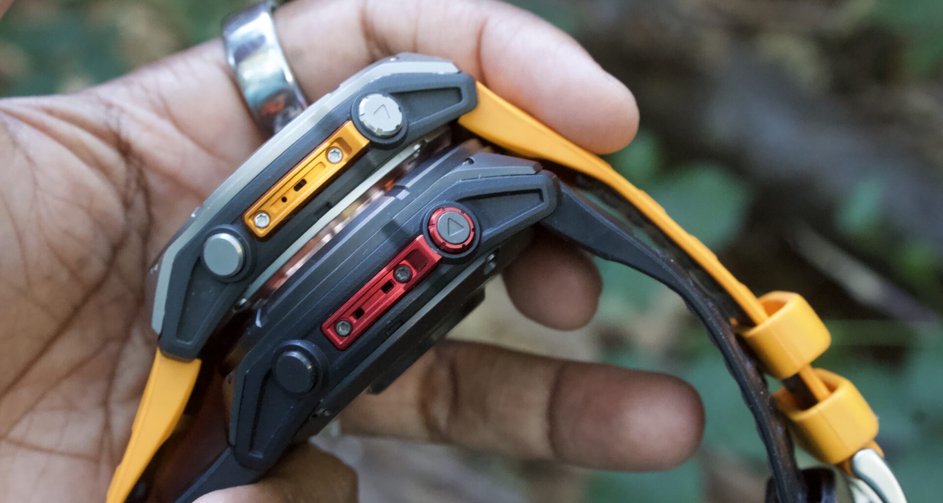 Garmin patent hints at a magnetic rotating crown for rugged watches