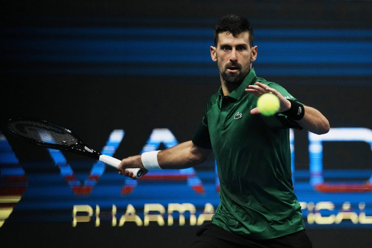 Novak Djokovic withdraws from ATP Tour Finals after eliminating Lorenzo Musetti from race