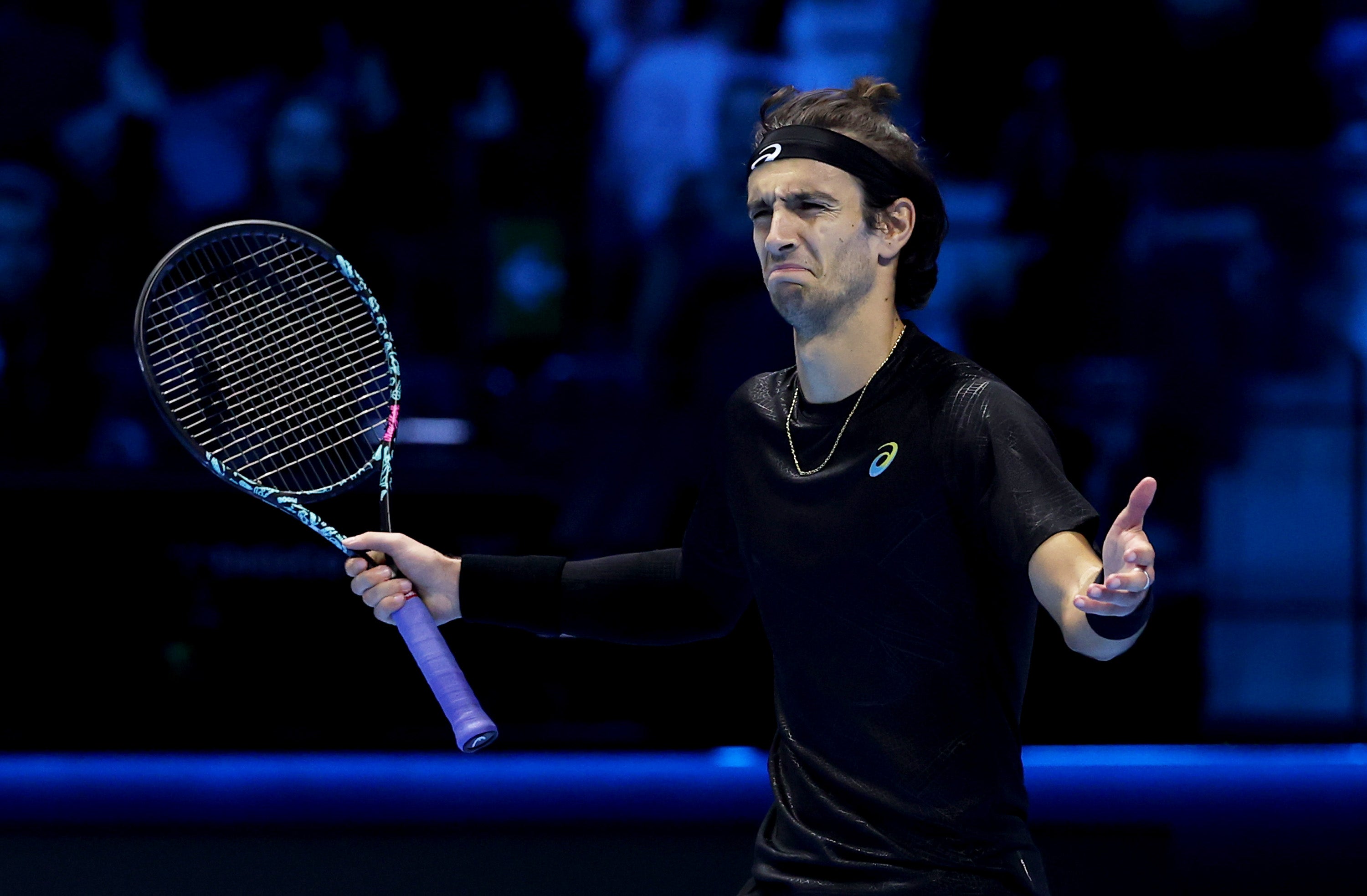 Musetti delighted the crowd with his comeback from 3-5 down in the final set