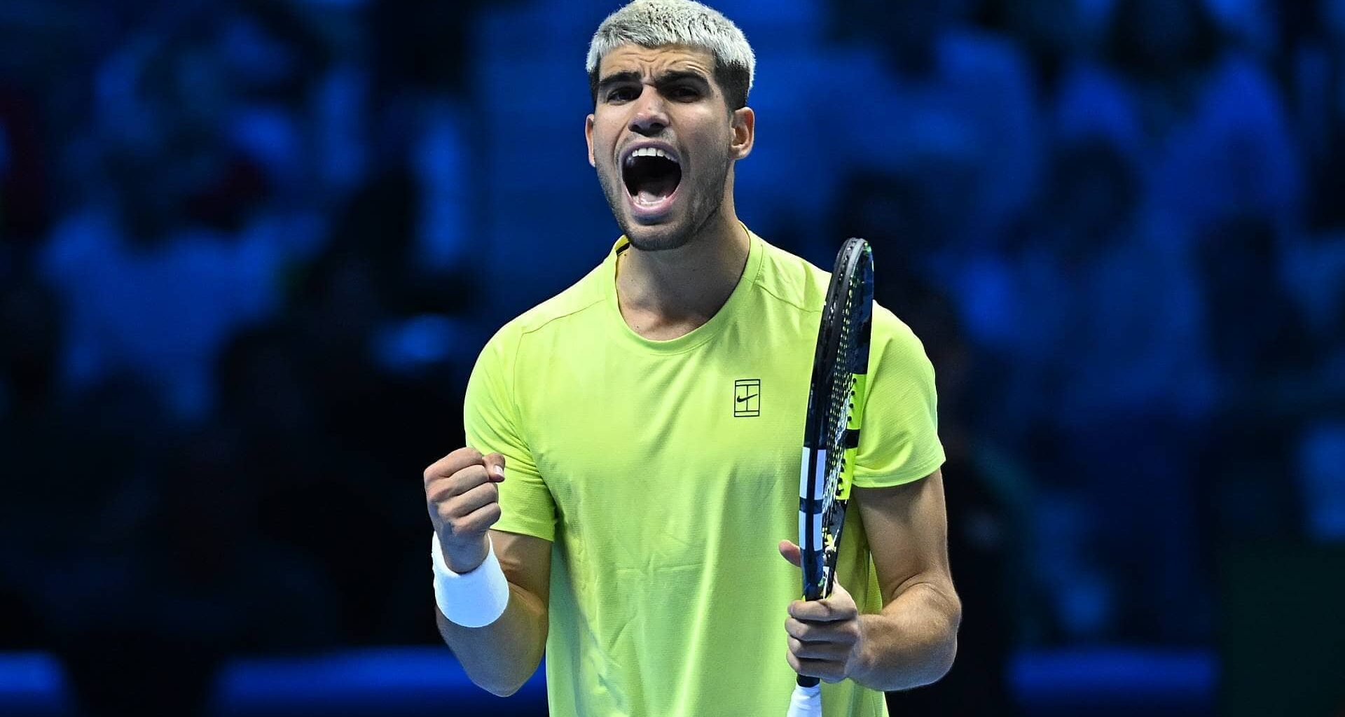 Carlos Alcaraz is aiming to win his first Nitto ATP Finals title.