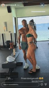 Screenshot of Aryna Sabalenka's Instagram story | Source: IG/arynasabalenka