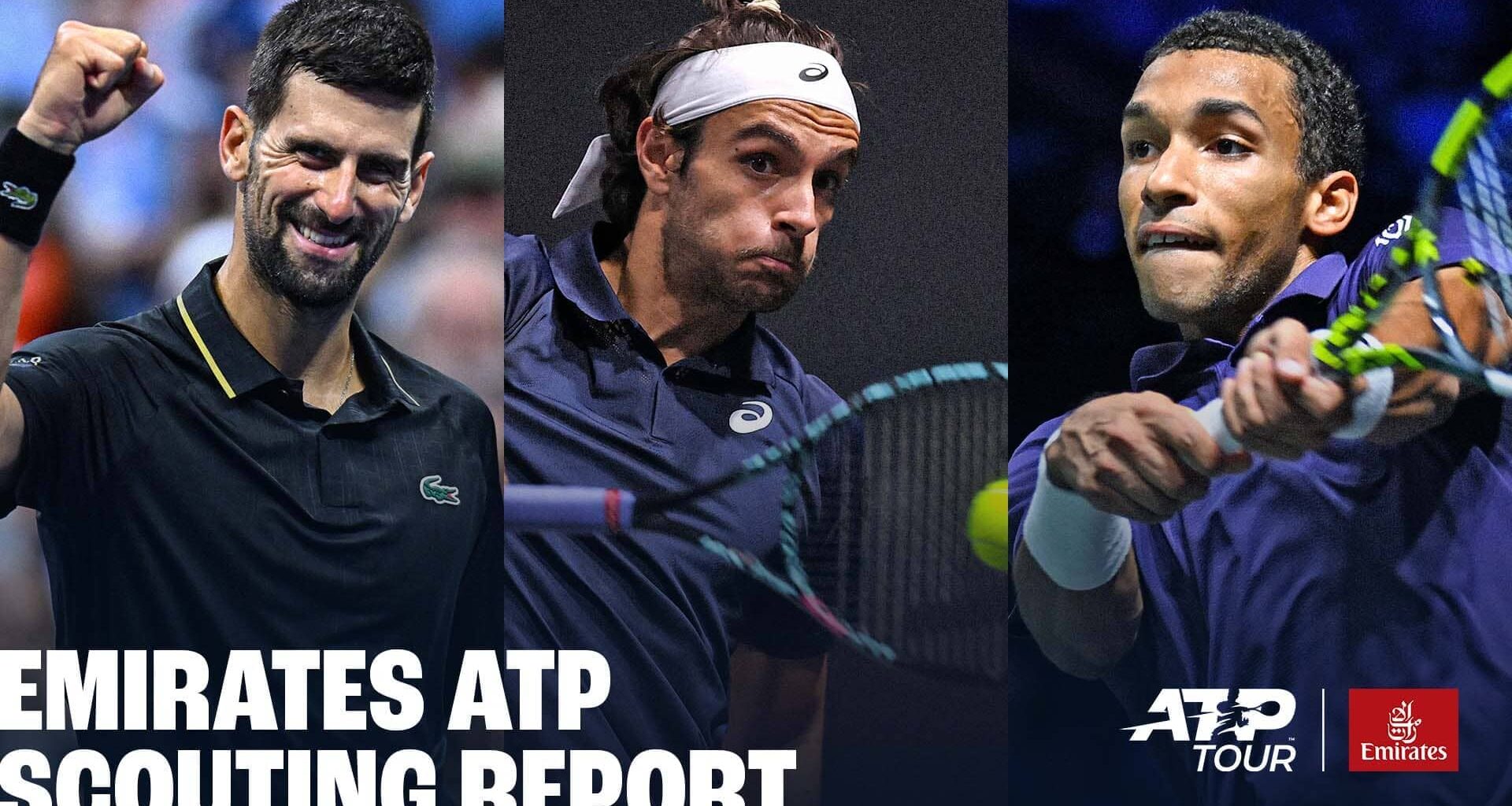 Novak Djokovic, Lorenzo Musetti and Felix Auger-Aliassime are in ATP 250 action this week.