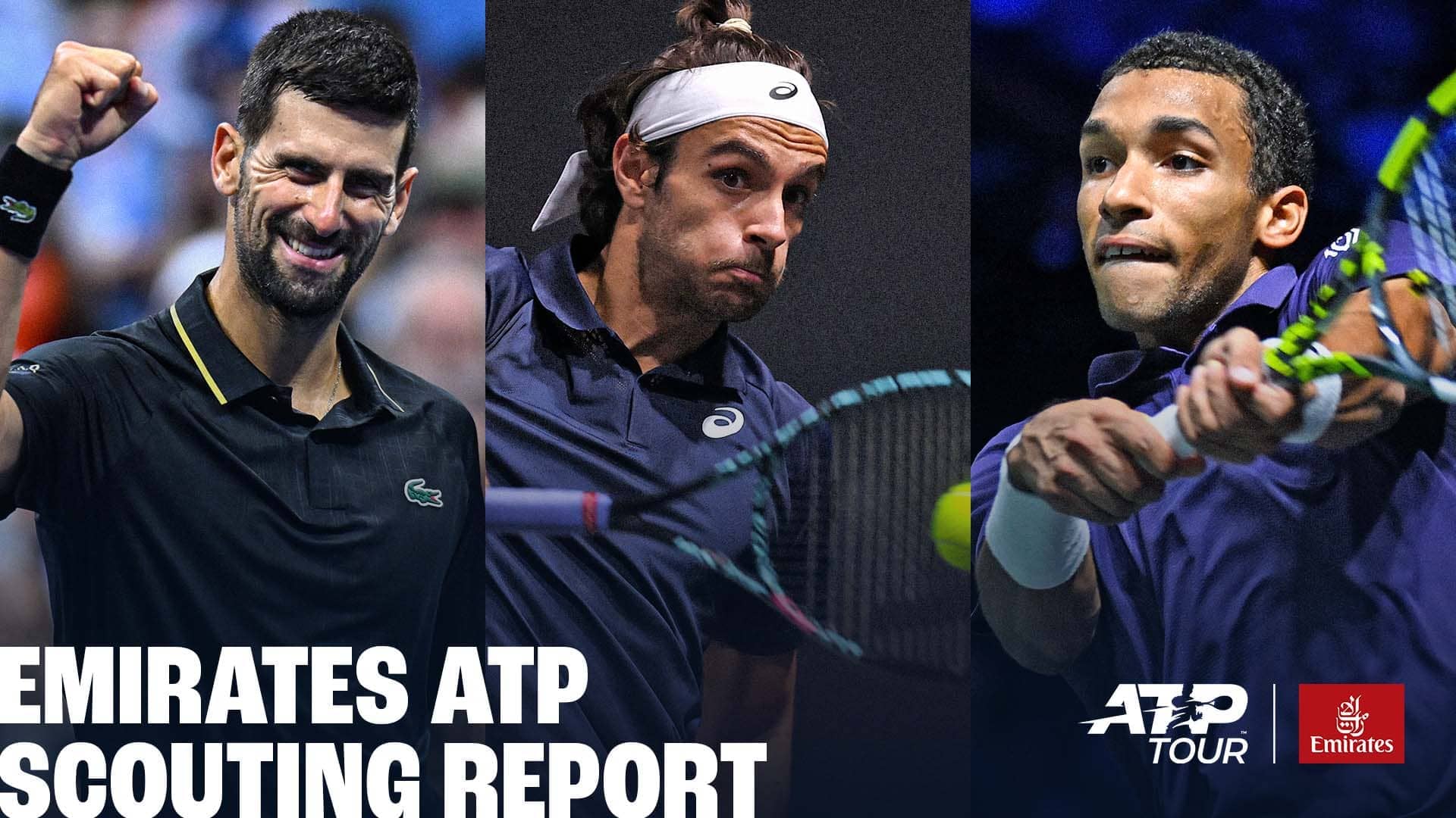 Novak Djokovic, Lorenzo Musetti and Felix Auger-Aliassime are in ATP 250 action this week.