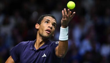 Felix Auger-Aliassime is 48-22 for the 2025 season, according to the Infosys ATP Win/Loss Index.