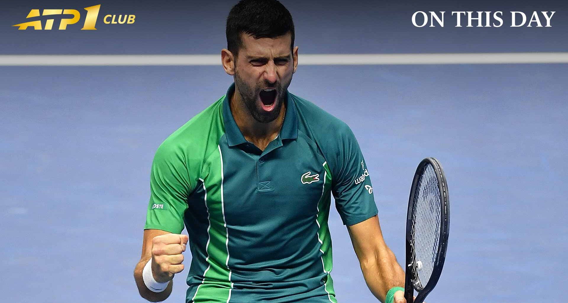 On November 20, 2023, Novak Djokovic began his 400th week as World No. 1 following his Nitto ATP Finals triumph.