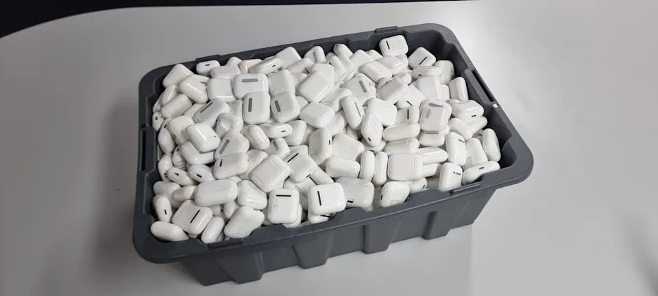 A box of AirPods.