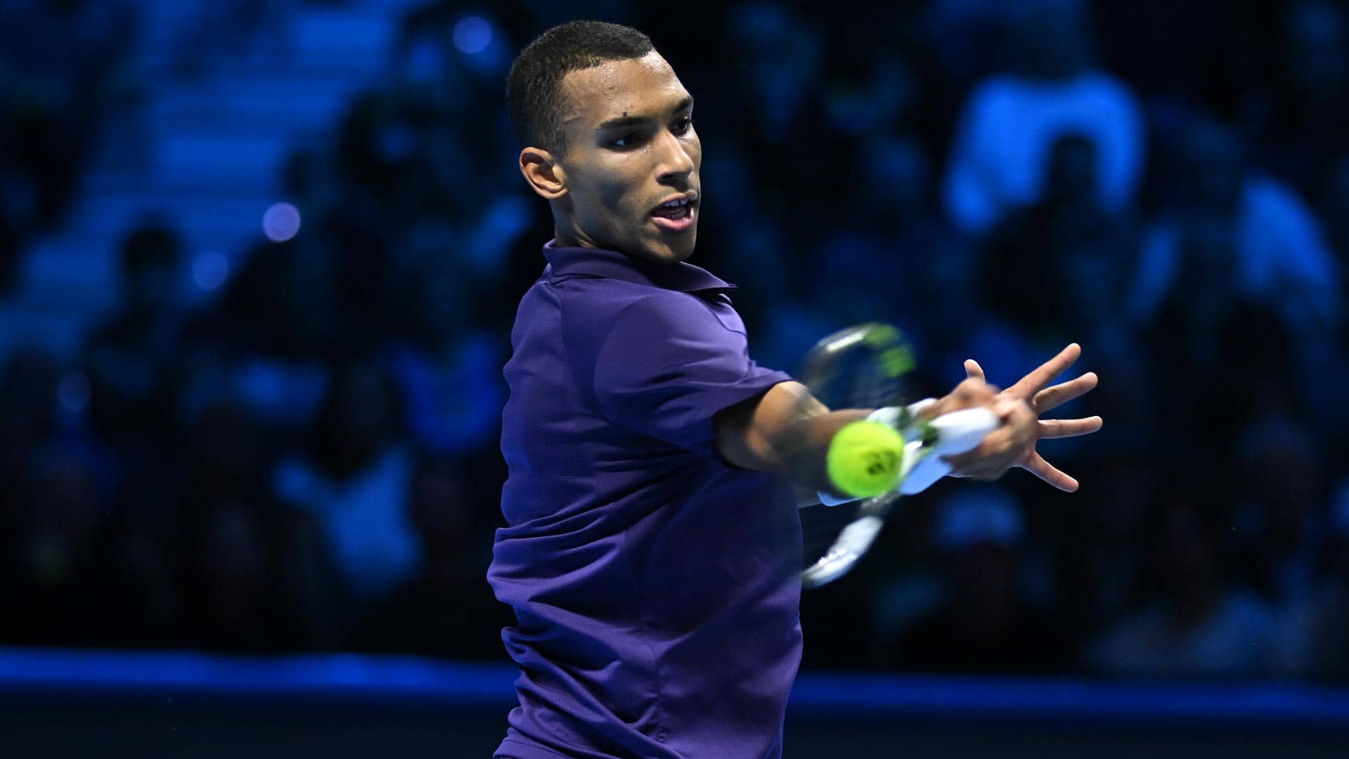 Felix Auger-Aliassime lost to Carlos Alcaraz on Saturday in Turin.