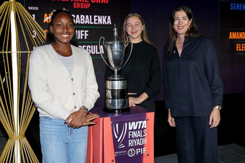 Coco Gauff and Amanda Anisimova were among the quartet of US women competing at this year's WTA Finals in Riyadh.