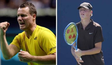 Former World No. 1 Lleyton Hewitt will play doubles alongside his son Cruz Hewitt at this week's Sydney Challenger.
