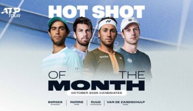 Hot Shot of the Month: Vote for October's winner | ATP Tour