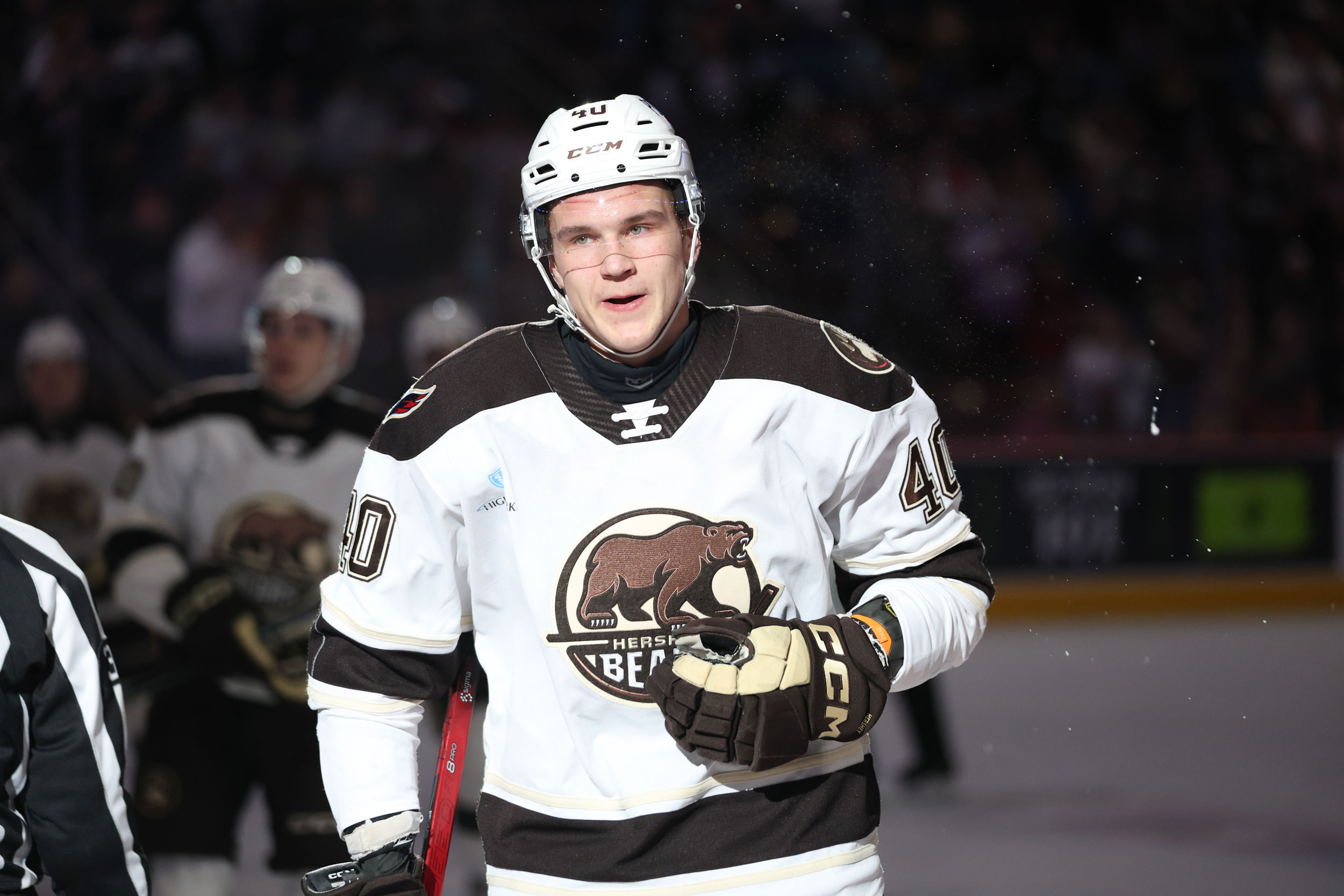 Ilya Protas celebrates his goal