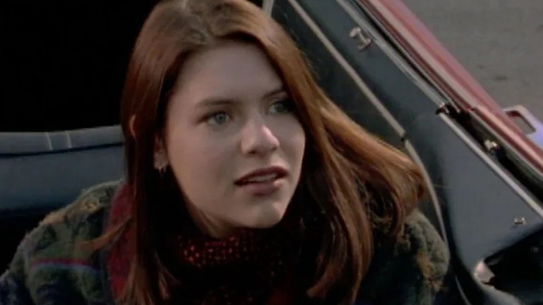 Angela (Claire Danes) looking out a car in My So-Called Life