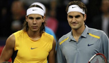 Rafael Nadal and Roger Federer played six Lexus ATP Head2Head matches in the 2006 season.