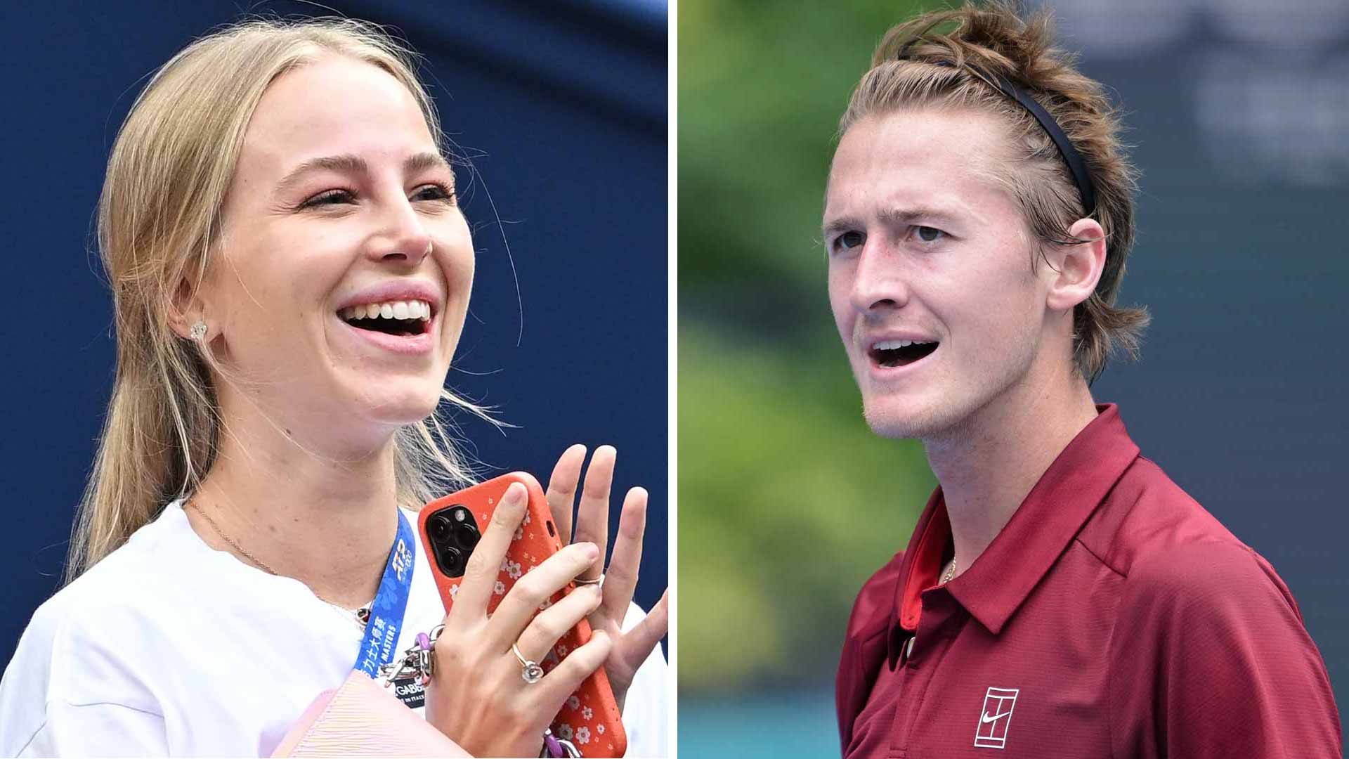 Ivana Nedved and Sebastian Korda announced their engagement on social media Monday.