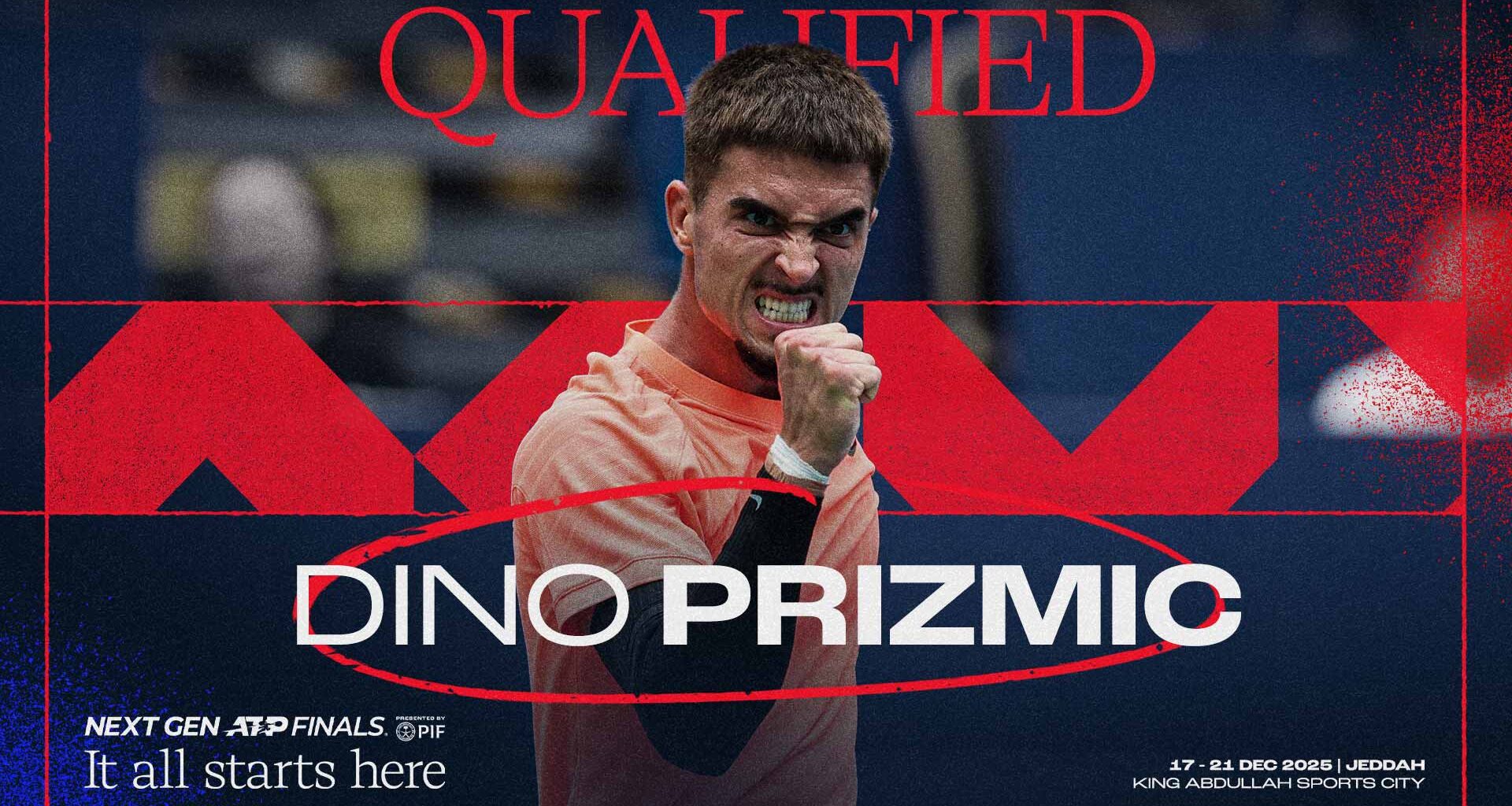 Dino Prizmic qualifies for Next Gen ATP Finals presented by PIF | ATP Tour