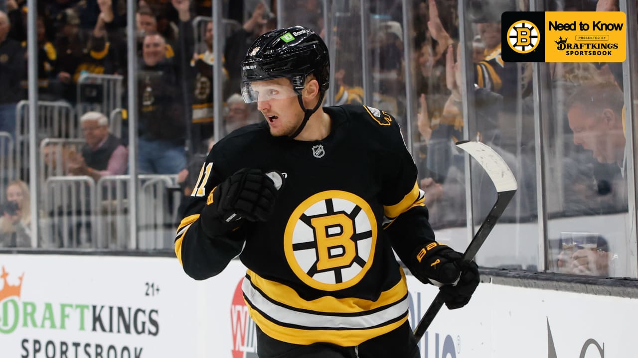 Need to Know: Bruins vs. Rangers 