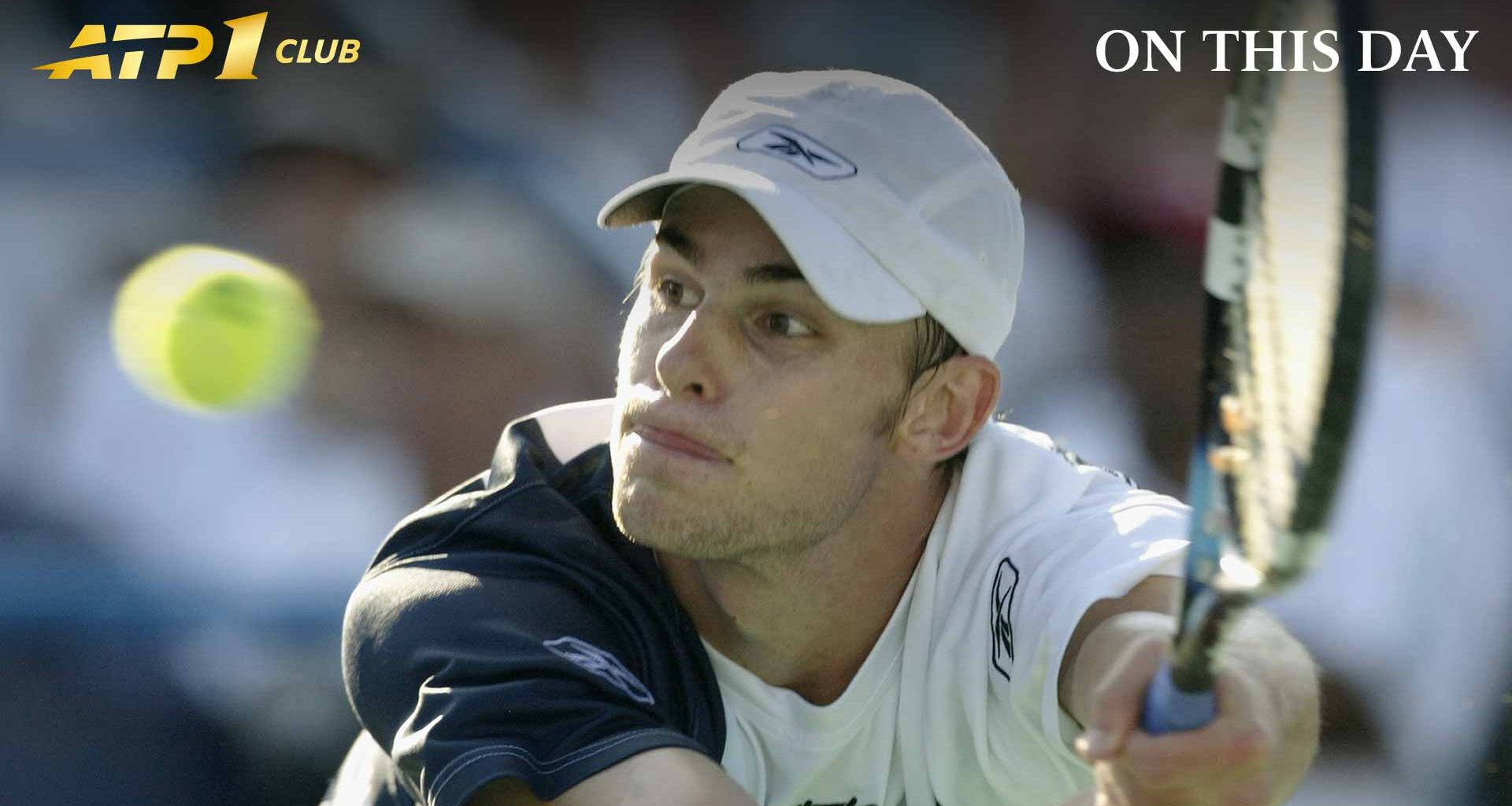 Andy Roddick rose to World No. 1 in 2003.
