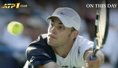 Andy Roddick rose to World No. 1 in 2003.
