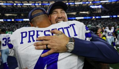Dak Prescott credits coach Brian Schottenheimer for "amazing" leadership in recent weeks