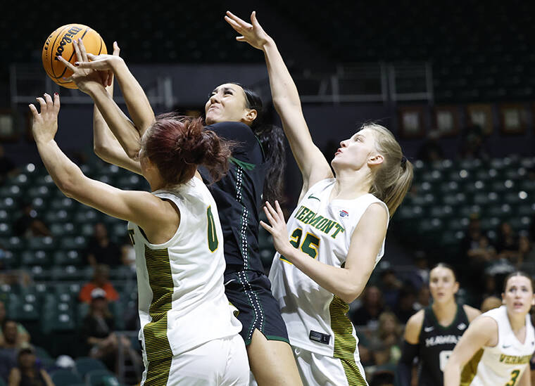 Vermont deals Wahine hoops first loss