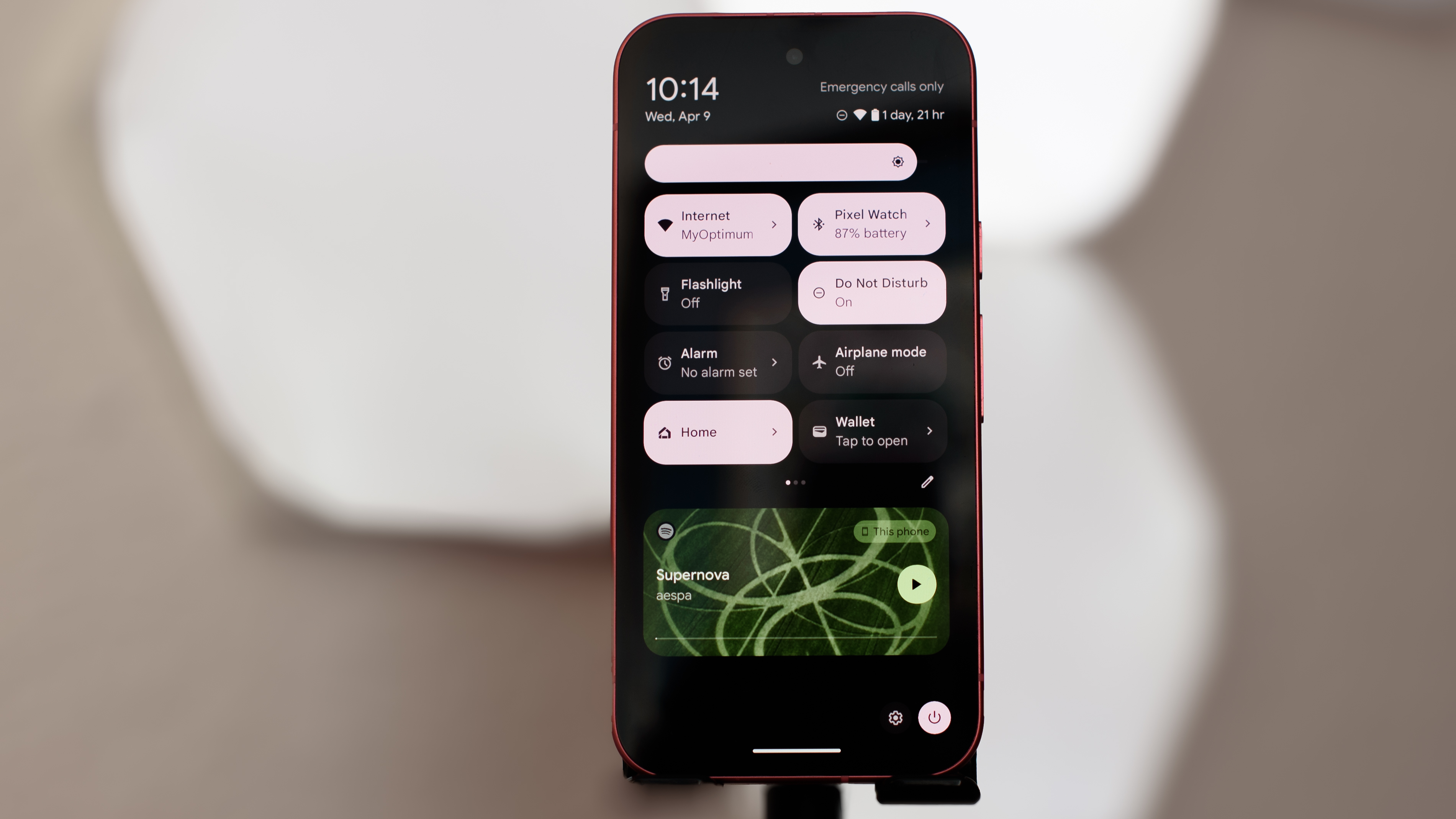 Google Pixel 9a in Peony pink