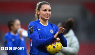 Johanna Rytting Kaneryd scored a third of Chelsea's goals as they thumped Liverpool