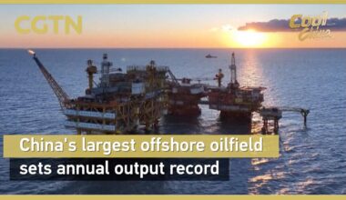 China's largest offshore oilfield sets annual output record - news.cgtn.com