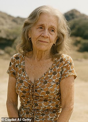 It then predicted what her appearance would be at age 88 had she kept everything natural