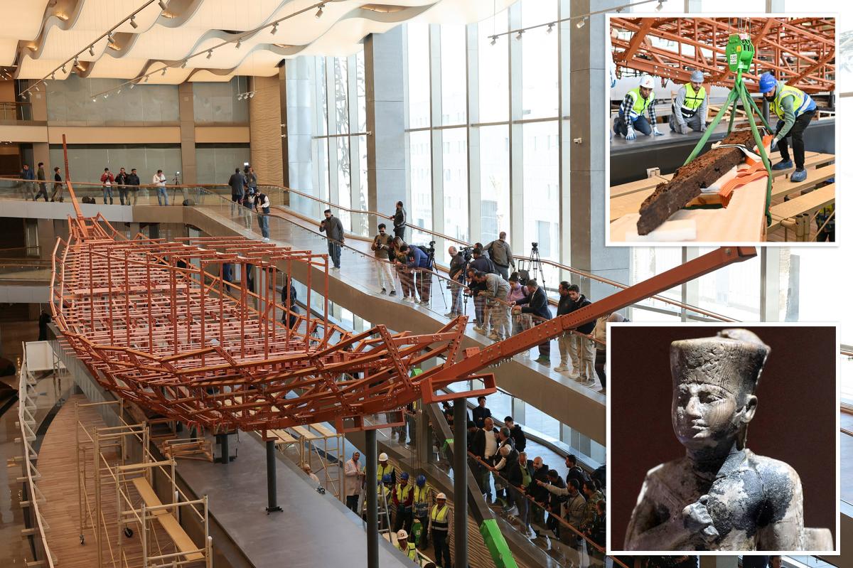 Ancient Egyptian pharaoh’s boat is being restored at record-breaking museum: 'One of the most important restoration projects'