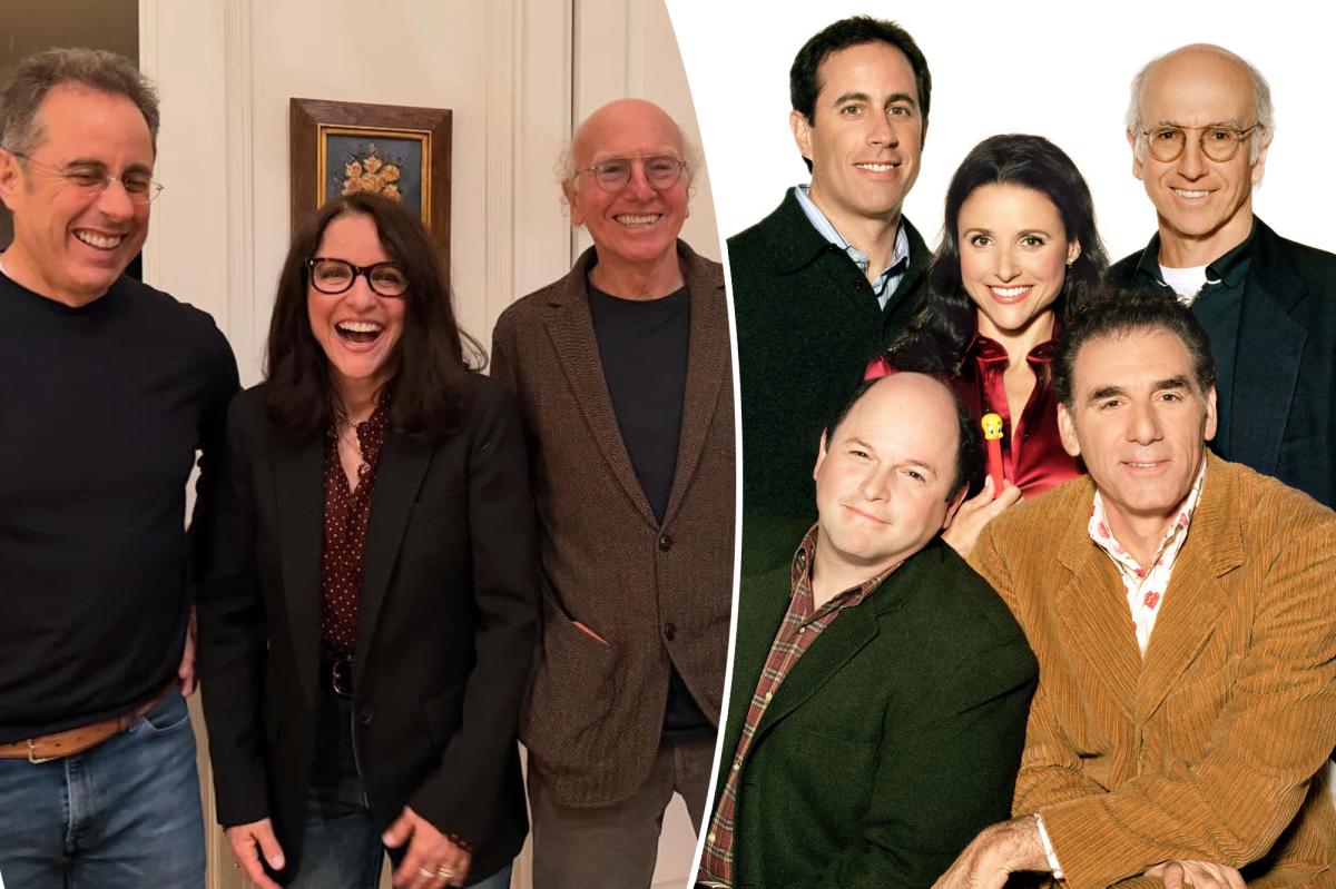 Jerry Seinfeld, Julia Louis-Dreyfus Larry David have 'Seinfeld' reunion