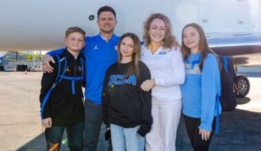 UCLA Coach Bob Chesney and Family Land in L.A.