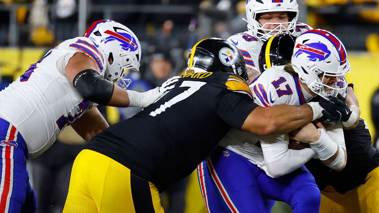 Heyward says Bills QB Allen purposefully kneed him in Steelers' loss