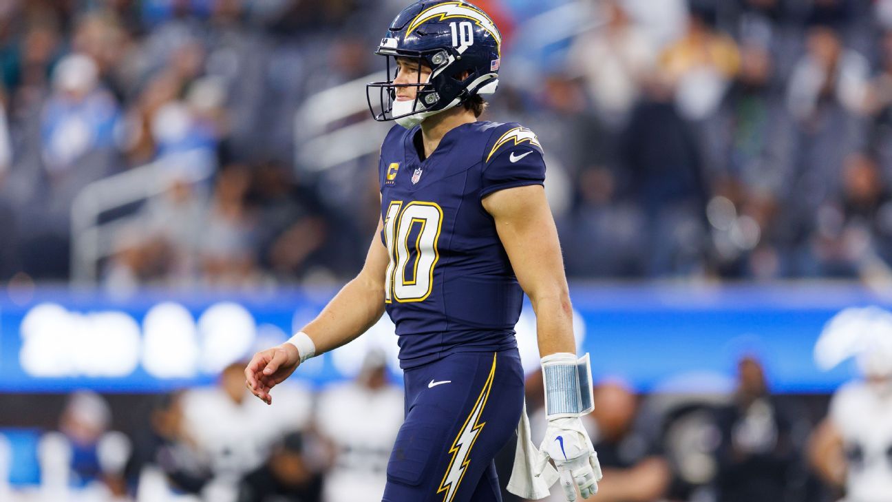 Chargers' Justin Herbert preparing to play vs. Eagles on MNF
