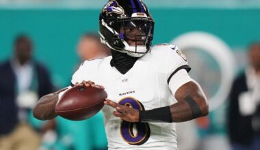 Ravens believe QB Lamar Jackson (ankle) will play vs. Steelers
