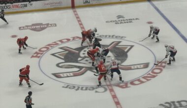 Controversial end to a great road trip for the Caps: Ducks beat Capitals 4-3 (SO)