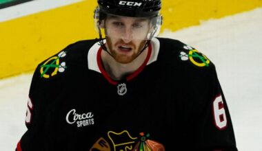 Chicago Blackhawks send defenseman Sam Rinzel to AHL