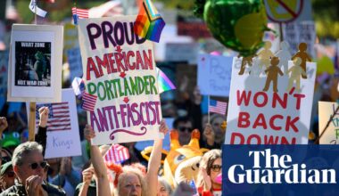 US civic health rating downgraded after year of ‘restrictive‘ Trump actions | US news