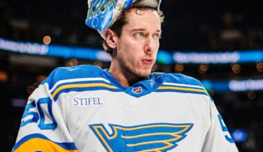 Aware of Olympic chatter, Blues' Binnington focuses on present