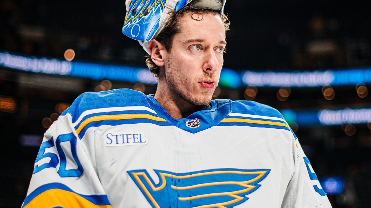 Aware of Olympic chatter, Blues' Binnington focuses on present