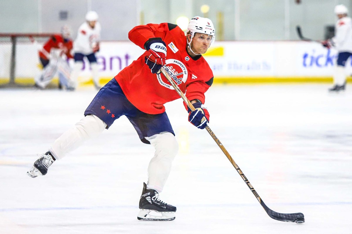 Jakob Chychrun leaves Capitals practice early ahead of game against Hurricanes