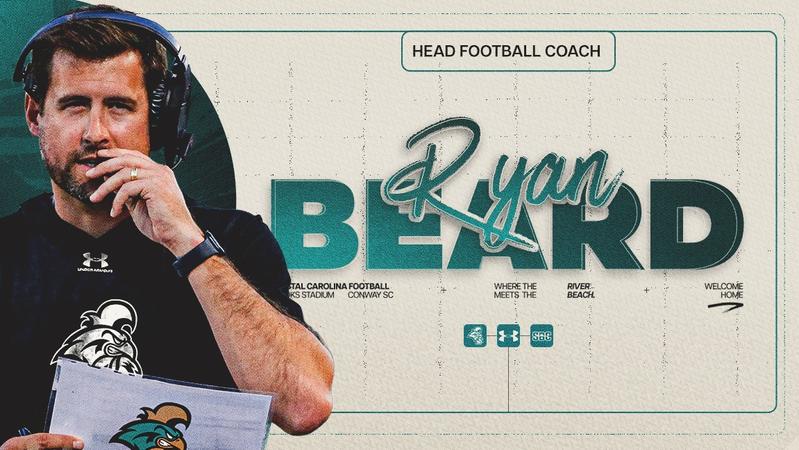 Ryan Beard Named Head Coach of Coastal Carolina Football